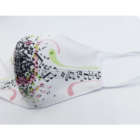 Egyedi hangjegy szájmaszk