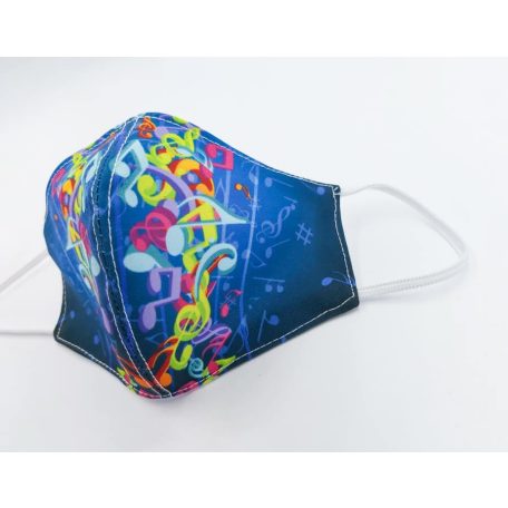 Egyedi hangjegy szájmaszk