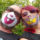 Nyuszis egyedi szájmaszk