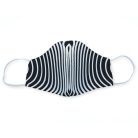 Op-art fekete-fehér kör szájmaszk