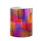 Op-art színes kör lila VARÁZS bögre