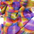 Op-art szines kör sál