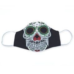 Sugar skull egyedi szájmaszk