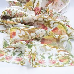 Pécsi csempe rózsaszín csempeminta sál