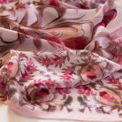 Pécsi csempe rózsaszín csempeminta sál