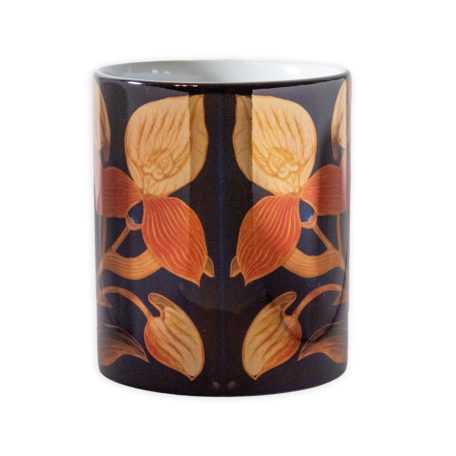 Pécsi csempe kék virág minta bögre