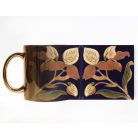 Pécsi csempe kék virág minta bögre