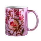 Pécsi csempe rózsaszín csempe minta bögre