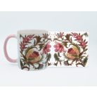 Pécsi csempe rózsaszín csempe minta bögre