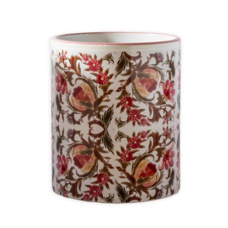 Pécsi csempe rózsaszín csempe textúra minta bögre