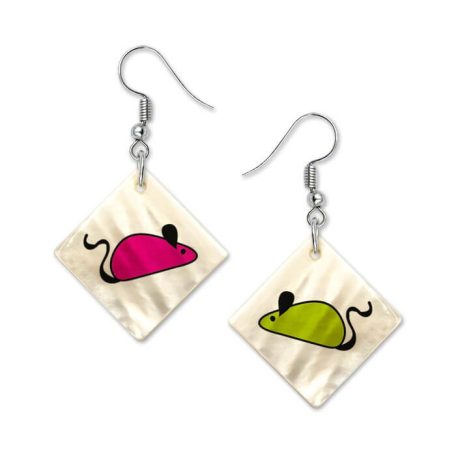 Bohém cica fülbevaló