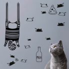 Bohém cicák matrica