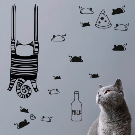 Bohém cicák matrica