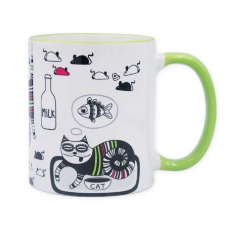 Bohém macska bögre 1