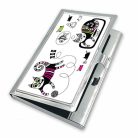 Bohém macska névjegykártyatartó 1