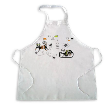 Bohém macska kötény 1