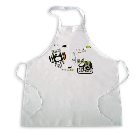 Bohém macska kötény 2