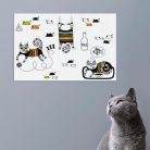 Bohém macska poszter 1