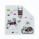 Bohém macska szemüvegtörlő 1