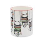 Bohém cicák bögre