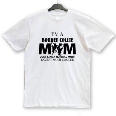Border Collie Mum unisex póló