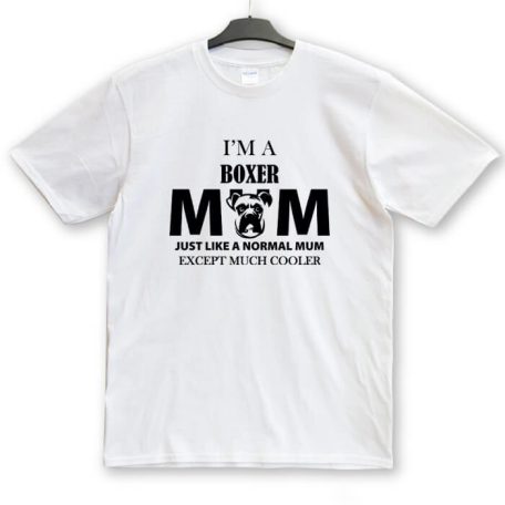 Boxer Mum unisex póló