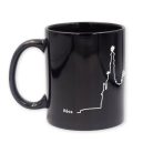 Fekete Pécses bögre