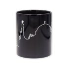 Fekete Pécses bögre