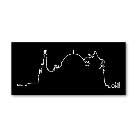 Fekete Pécses bögre