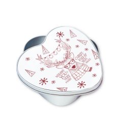 Hipster szarvasos karácsonyi doboz