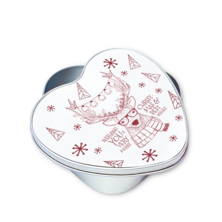 Hipster szarvasos karácsonyi doboz