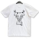 Hipster szarvasos karácsonyi unisex póló