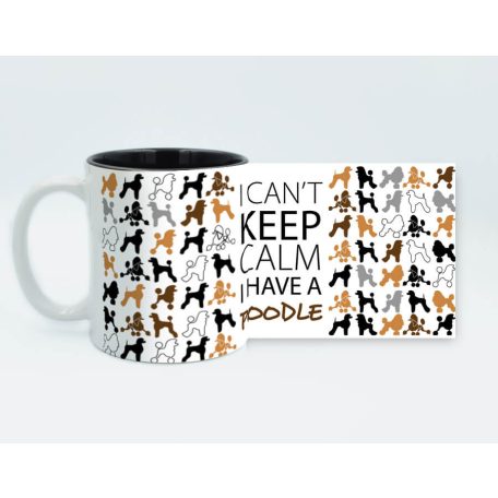 I can't keep calm pudli bögre