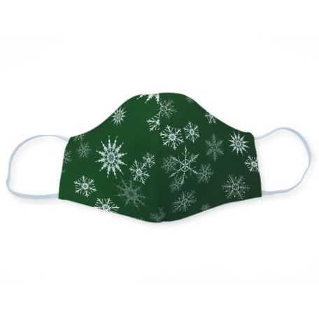 Karácsonyi hópehely szájmaszk