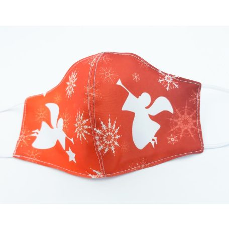 Karácsonyi hópehely szájmaszk