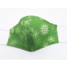Karácsonyi hópehely szájmaszk