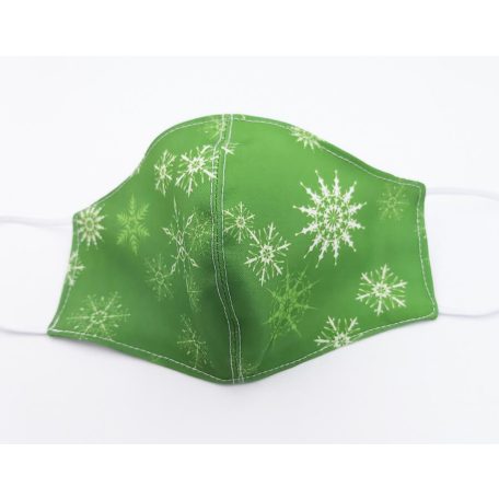 Karácsonyi hópehely szájmaszk