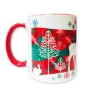 Karácsonyi jávorszarvas bögre