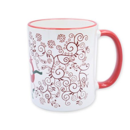 Karácsonyi szarvas bögre