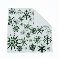 Karácsonyi hópelyhek szemüvegtörlő (több színben)