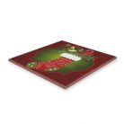 Karácsonyi poháralátét zoknis