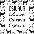 Kutyafajták matrica