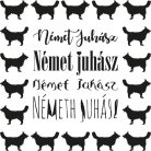 Kutyafajták matrica