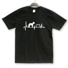 Kutyafajták póló (fekete)