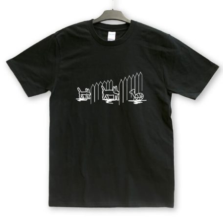 Kutyus kerítéssel póló