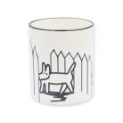 Kutyus kerítéssel bögre