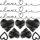 Love felirat matrica