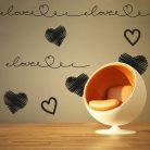 Love felirat matrica