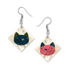 Macskás fülbevaló