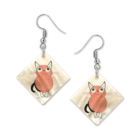 Macskás fülbevaló